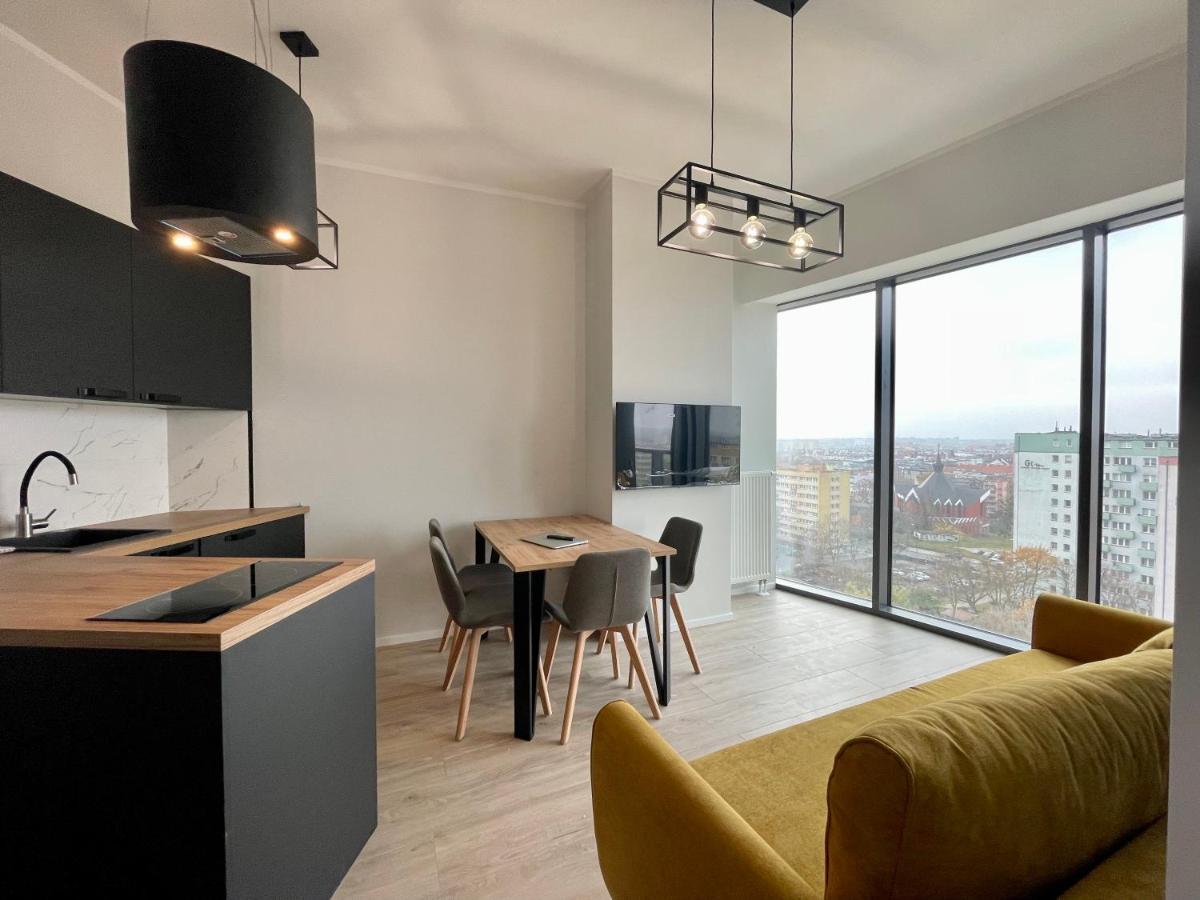 Hanza Tower Apartamenty Szczecin Exteriör bild